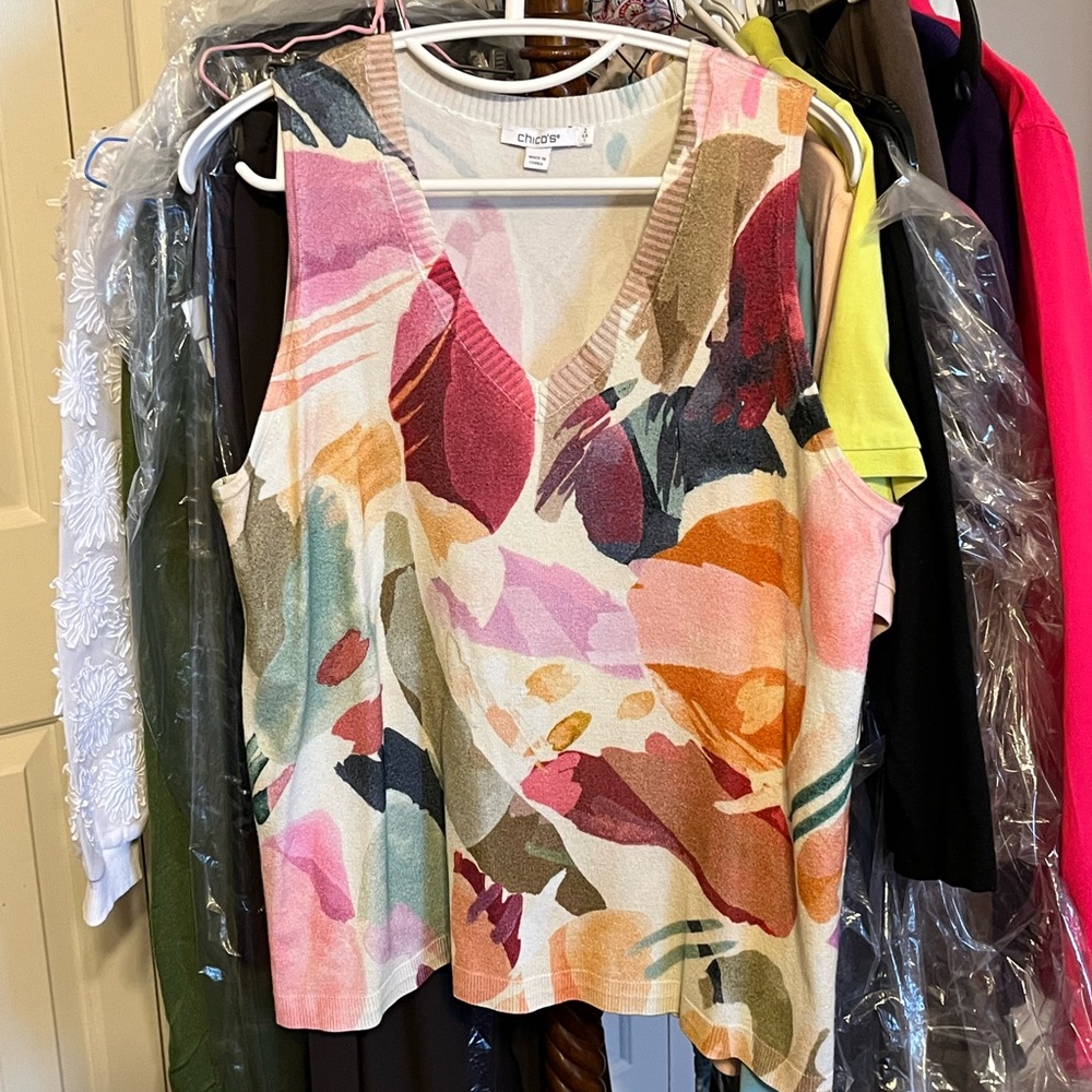 Multicolor tank in fall colors